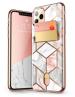 i-Blason For iPhone 11 Pro 2019, 5.8 Inches Multicolor Magnetic Card Slot Back Cover