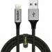 SpinBot Lightning Cable 1.5 m ChargeUp Dual Braided 3A Fast Charge and Sync Charging & USB Cable