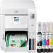 Epson Eco Tank ET-3830 wireless colour all in one Catridge free supaer tank printer with scan copy auto 2-sliders printing and ethernet white PC 1