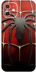 instyler Apple iPhone X Red Matte Vinyl Spiderman Printed Mobile Skin Sticker with Scratch Resistant Lamination