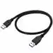 Storite USB 3.0 Male to Male USB Cable Short Cable for Laptop Cooling Pad and DVD Players - 50 cm