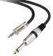 SeCro 6.35Mm Male Mono Plug to 3.5Mm Male Stereo Audio Jack Cable for Laptop (3 meter)