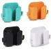 WALLVIEW TECH Plastic Wall Mount Phone Holder Mobile Charging Stand | 2 Hook Mobie Holder for Bedroom Bathroom Kitchen Shelves Office Table Top | Small Piece | Pack of 4 | Multicolor | 8 x 11.5 x 3 cm