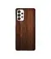 Casotec Brown Wooden Texture Design 3D Printed Hard Back Case Cover for Samsung Galaxy A73 5G