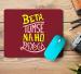 Yey Printed Maroon Rectangular Rubber Designer Mousepads