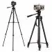 AGARO Adjustable Camera Tripod Stand with Mobile Phones Clip & Camera Holder, Supports Up to 3 Kgs, 66 inches