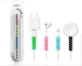 QinPin Earphone and Charger Cable Companion - Flexible 4Pc Spiral Cable Protector Set for Damage Prevention and Tangle-Free Cable Management