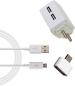 Badger Wall Charger Accessory Combo for Compatible with Infinix Hot S3 with Data Transfer & Fast Charging Cable (White)