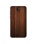 Casotec Wooden Texture Design Printed Silicon Soft TPU Back Case Cover for Swipe Konnect Plus