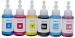 Dubaria Tri-Color Ink Cartridge Refill Bottle for Epson L805 Tank Printer 70 ml (Pack of 6)