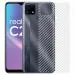 Kite Digital Realme C25 Back Screen Protective Film Carbon Fiber Skin Transparent Screen Guard Sticker (Pack of 2)