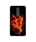 Casotec Fire Horse Design Printed Silicon Soft TPU Back Case Cover for Micromax Canvas Infinity