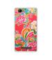 Casotec Cute Floral Pattern Print Design Printed Silicon Soft TPU Back Case Cover for Lyf Wind 7S
