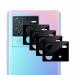 Kite Digital [Pack of 4] Vivo iQOO Neo 6 [Black] Back Camera Lens Protector Tempered Glass - Full Camera Coverage with Easy Installation Kit