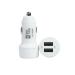 Mobiflicks White 3.4amp Car Charger with 8 Pin USB Charging Cable