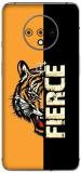 aadia One Plus 7t Matte Vinyl Tiger Printed Mobile Skin Sticker with Scratch Resistant Lamination