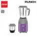 PRIDE Punch 550W Mixer Grinder with 2 Jars, Purple & Grey | 1 Year Warranty