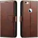Frazil Flip Cover for Apple iPhone 6 Plus, Apple iPhone 6S Plus | Magnetic Closurer| PU Leather Magnetic Wallet Back Cover Case (Brown)