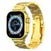 GAMESIR 24K Golden Ultra Max Bluetooth Calling Smartwatch, Wireless Charge, Multiple Watch Faces, Smart Watch for Men with Golden Strap