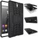 Leyon Black Plastic Back Cover For Sony Xperia C5 Ultra