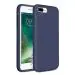 LIRAMARK Liquid Silicone Soft Back Cover Case for Apple iPhone 7 Plus / 8 Plus (Midnight Blue)