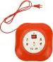 CADEAU Round Shape Extension Cord with 4 Mtr. Long & 2 Core Wire with 1 Switch,2 two Pin Socket and 1 Three Pin Socket Extension Boards or surge protector