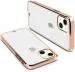 Lenient Apple iPhone 13 Pro Pink Silicon Camera Bump Protector Back Cover