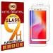 Kite Digital Redmi 6/6A WHITE 5D Premium Tempered Glass Screen Protector Slim 9H Hard 2.5D