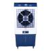 Cine Gold Everest 90 LTRS Heavy Duty Tower Air Cooler For Home/Office With Honeycomb Cooling & Auto Swing Technology, Powerful Air Throw & 3-Speed Control With Ice toughened glass top chamber White & Navy Blue