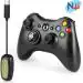 New World Wireless Controller With Receiver 2.4GHZ Remote Joystick Gamepad For PS3 PC Windows 7 8 10 And Xbox 360 Console (Pack Of 2)