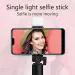 BOPUD R1 Bluetooth Selfie-Sticks with Remote 3-in-1 Multifunctional Selfie-Stick Tripod Stand Compatible with All Phones.