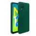 Rakulo Liquid Silicone Flexible with Camera Protection Soft Back Cover Case Samsung Galaxy M12 (Green)