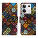 A D Enterprises Rangoli Flip Cover for Redmi Note 13 5G | Magnetic Case | Shock Absorbent | Flip Cover Redmi Note 13 5G