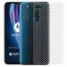 Kite Digital Motorola One Fusion Plus Back Screen Protective Film Carbon Fiber Skin Transparent Screen Guard Sticker (Pack of 2)