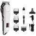 VALORA KM-809A Rechargeable Hair Clipper Razor LCD Display Cordless Electric Professional Shaver Beard Trimmer Grooming Shaving Machine Self Hair Cutting Haircut Trimmer Cutter,