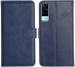 Cloudza Vivo Y51 2020 Blue Thermoplastic Polyurethane Flexible Mobile Flip Cover