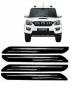 Gee Cee Black Pvc Car Bumper Protector Guard For Mahindra Scorpio Classic (Set Of 4)