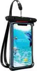 Deepsheila Black Waterproof Mobile Pouch Cover for Smartphones