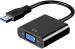 Microware VGA, USB, USB 3.0 Adapter for Projector, Laptop, TV, Monitor, PC