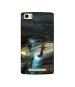 Casotec Ghost In Darkness Design Printed Silicon Soft TPU Back Case Cover for Panasonic P75