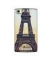 Casotec Eiffel Tower Design Printed Silicon Soft TPU Back Case Cover for Panasonic P75