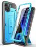 SUPCASE Unicorn Beetle Pro iPhone 11 Pro Max 6.5 Inch Blue Holster Kickstand Front And Back Cover