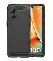 Fastship Silicone Hybrid Rubber Case Back Cover for Vivo Y100 5G - Black
