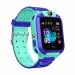 PunnkFunnk 2G Sim Card SmartWatch for Kids, LBS Location Tracking, Voice Message, Cameras, 2G Voice Calling & Message, SOS, Geo-Fencing, Games - Perfect for Child Safety and Entertainment (Blue)