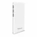 TP TROOPS 2.1A 4-USB Port Power Bank 11400mAH Battery Charger , DIY Universal Portable - White