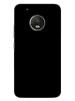 MobiEra Moto G5 Plus Plain Black Design Plastic Hard Case Cover