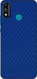 SRG INFOTECH Honor 9X Lite Mobile Skin (Sparrel Blue Carbon Fibre)