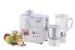 USHA 3345, 450W Juicer Mixer Grinder with 2 Jars (White)