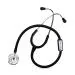 Dr. Odin Basic Stethoscope with extra Diaphgram and Ear Knobs, Original Best Quality Gift for Doctor and Veterinary (Black)