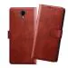 HANIRY Flip cover For Infinix Note 4 flip cover / Infinix X572 flip cover / Brown